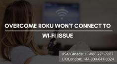 Roku won’t connect to wifi  is a very common problem faced by almost all of the users. Even most of you would be seeing Roku error code 016 on your tv screen. There is nothing to worry about, nothing is happening worse, it just means the internet is troubling to you and that’s all. But don't worry, we will guide you about how to overcome the problem that Roku won’t connect to wi-fi. For more information Related this call our experts USA/Canada: +1-888-271-7267 and UK/London: +44-800-041-8324. 