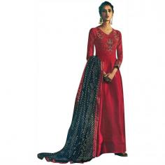 Mars-Red Floor-Length A-Line Suit with Zari Embroidery and Printed Dupatta

A suit is something that defines the grace and elegance of a woman, that too of a bright red shade accentuates the inner beauty of the person; as the one shown here is a complete floor length A-line suit, fitted till the waist and falls in smooth flow after that, because of being stitched in a perfect art silk material; its three-forth length sleeves decorated with thick ethnic border at the hem adds a little good spice to its beauty.

Zari Embroidery Suit: https://www.exoticindiaart.com/product/textiles/mars-red-floor-length-line-suit-with-zari-embroidery-and-printed-dupatta-SKX46/

Printed Suit: https://www.exoticindiaart.com/textiles/salwarkameez/printed/

Salwar Kameez: https://www.exoticindiaart.com/textiles/salwarkameez/

Textiles: https://www.exoticindiaart.com/textiles/

#textiles #salwarkameez #printedsuit #zariembroiderysuit #printeddupatta #suit #fashion #womenswear