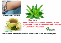 Natural Remedies for Granuloma Annulare, Let’s Describes Some
Aloe vera and green tea extract have antioxidant and healing properties for Natural Remedies for Granuloma Annulare which are very useful to recover from the disease. a hot washcloth soaked in Malva tea can support swelling and a poultice made up of dandelion, yellow dock root and chaparral can also assist with a rash. 
https://www.naturalherbsclinic.com/blog/natural-remedies-for-granuloma-annulare/

