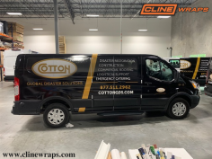 Cline Wraps creates high-quality, high-resolution cars, van, truck, and fleet wraps. With a van wrap, you can maximize the area your advertising reaches by making it move. Our vehicle wraps are cost-effective and can provide your business with a new look. We offer a wide range of car, truck, and van wraps. It doesn’t have to be a full vehicle wrap either. You can choose from a quarter wrap-up to a full car wrap. For Free consultation, call us at (832) 286-4427.