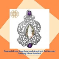 Faceted Green and Purple Amethyst Noveau Pendant

An intertwined network of vines in a striking silver hue adds up to the glamorous appeal of the wearer. Every pattern curls up with the other to 

form a design embracing the traditionality of Indian jewels. Its large look and the unique styled carve of pendant allows it to be graciously visible 

when clubbed with any kind of attires. Not just its unique design, amethyst studded purple and green stones are a charmer to its look.

Amethyst Art Noveau Pendant: https://www.exoticindiaart.com/product/jewelry/faceted-green-and-purple-amethyst-noveau-pendant-JZQ83/

Amethyst: https://www.exoticindiaart.com/jewelry/stone/amethyst/

Stone: https://www.exoticindiaart.com/jewelry/stone/

Jewelry: https://www.exoticindiaart.com/jewelry/

#jewelry #amethyststone #stones #pendant #noveraupendant #fashion #womenswear