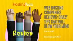WEB HOSTING COMPANIES REVIEW: CRAZY TIPS THAT WILL BLOW YOUR MIND
https://cheapwebhostingfacts.blogspot.com/2021/06/web-hosting-companies-review-crazy-tips.html

#Hostingfacts #webhostingcompanies #webhostingreviews #webhostingreview #webhostingservices #hostingreviews #webhostingfacts


