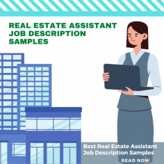 Learn about the best real estate assistant Job description samples, that can help realtors or real estate agents in hiring real estate assistants according to their requirements and the type of job they want these individuals to hire for. Click on the link to read more. 