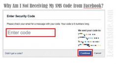 Why Am I Not Receiving My SMS Code from Facebook