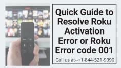 Whether it’s a Roku activation error or Roku error code 001, both of these are indicating a common or same issue. It occurs sometimes during the process of connecting a streaming player to a Roku account when the Roku activation code is denied by the Roku server. This is because either the code being entered is incorrect or there is a wider problem on the server end. No need to worry, just relax. We will guide you on how to quickly fix the Roku activation code with easy steps. 