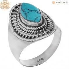 Small Turquoise Sterling Silver Ring

This sterling silver ring lets you carry your style and confidence in your hands. The brooch is decorated in a leaf shape of turquoise stone framed in multiple layered patterns of sterling silver with each layer designed in a different kind. The beauty of such jewelry is that its elegance and uniqueness are visible with all attires you are adorned in. The sober combination of silver and blue lets you have easy insight and a simultaneous enhancement of beauty and luxury. A turquoise gemstone has remarkable healing properties that can cure a person of physical illnesses.

Sterling Silver Ring: https://exoticindiaart.com/product/jewelry/small-turquoise-sterling-silver-ring-LCM75/

Rings: https://exoticindiaart.com/jewelry/sterlingsilver/ring/

Sterling Silver: https://exoticindiaart.com/jewelry/sterlingsilver/

Jewelry: https://exoticindiaart.com/jewelry/

#jewelry #sterlingsilver #rings #indianjewelry #fashion #traditionalwear #stone #turquoisestone #sterlingsilverring
