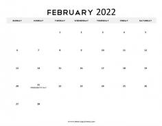 These days, February 2022 Calendar Printable becomes a big trend amongst people, because it's easy to use. You’ll make use of Calendar Printable anyplace like your home, office, on traveling and so on, where you'll be able to find an online calendar at free of cost. You will not like to lose any important appointments.