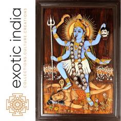 Goddess Kali Framed Embossed and Inlay on Wood from Mysore

Goddess Kali stands for the ferocity and the invincibility of the Orient. She is bloodthirsty and triumphant over adharm, usually portrayed wearing a garland of the heads of adharmees She has been slain. With 
Lord Shiva (Her husband) lying at Her feet, this image has been embossed and inlaid with the brightest of hues over rosewood that grows in Mysore.

WoodenFrameKali Painting: https://www.exoticindiaart.com/product/paintings/goddess-kali-framed-pt59/

South Indian Art: https://www.exoticindiaart.com/paintings/southindian/

Painting: https://www.exoticindiaart.com/paintings/

#painting #mysoreart #goodesskali #hindugoodess #hindureligon #woodenframe