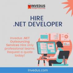 Hire our Dedicated .NET Developers in India to meet all your demands in one place. Offshore software developers at a flat rate on a full-time. Invedus stands out with its 99% hiring rate after trial and 5-star reviews. With Invedus outsourcing services like Web, Mobile, AI, BI, CRM, Developers, UX/UI, Custom Application Expert. You will beat the competition in the market. Learn more about outsourcing ASP.net development work. Visit the website. 