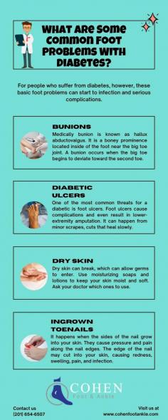 What are Some Common Foot Problems With Diabetes