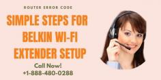 Are you searching a blog on how to process the Belkin Wi-Fi Extender Setup? No need to worry, we are here for you. Sit back and relax, don't be confused, just take a phone and call our experts on this number at USA/Canada: +1-888-480-0288. We are 24*7 hours available. Read more:- https://bit.ly/3u6uMLu