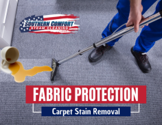 Protect Your Fabric with Our Services

Our industry-renowned techniques and skills offer the outstanding fabric protection with effective removal of dirt and stains away from carpet fibers without changing the look and feel of your carpets. Send us an email at southerncomfort3411@gmail.com for more details.