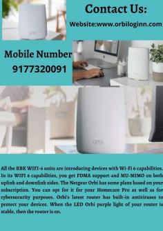 Orbi RBK series is the new product of the WIFI line. Orbi is also introducing an AC3000 WIFI router. Orbi Pro RBK60 uses three-band connectivity to achieve the AX6000-class rating.

