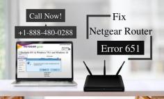 One of the most common errors in Windows, Netgear Router Error 651. If you need to fix the issue, then learn this article on the Router Error Code website. You can also get in touch with our experts. Dial toll-free helpline number at USA/Canada: +1-888-480-0288. Read more:- https://bit.ly/3EnA21Q