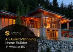 Schreyer Construction LTD. Is an award winning home builder in Whistler, BC, specializes in new construction as well as renovation.
