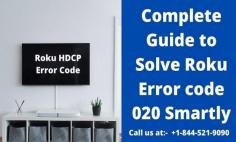 Hey, you don’t have to be worried as error code 020 on Roku is not a very harmful issue. This article will provide some best and easy ways to deal with Roku Error code 020. The steps stated are fully researched and effective and will surely take you out of the trouble that you are dealing with. For More Information you can also contact our experts at +1-844-521-9090