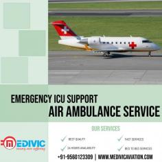 Our service of an air ambulance is also available from Delhi as well as other cities. All people can book our air ambulance in just small steps. You can make a call to Medivic Aviation and hire our world-class ICU Air Ambulance Services in Delhi with all required medical assistance at an authentic fare by us. We also confer the complete bed-to-bed patient shifting service with our medical expert.

Website: https://www.medivicaviation.com/