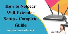 Need any help regarding Netgear Wifi Extender Setup? Don’t worry, visit our website Router Error Code. You can get in touch with our experts for an instant solution. You can also setup the router yourself with the help of our website blog.  Read more:- https://bit.ly/2WRZyvc