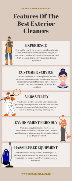 Features Of The Best Exterior Cleaners