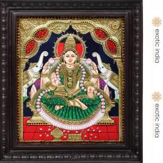 Padmasana Gajalakshmi Tanjore Painting With Teakwood Frame

Recognized as a Geographical indication by the Government of India, there is much to the Tanjore painting that sets it apart from other classical art forms. On this page, you see a Gajalakshmi Tanjore painting (Gajalakshmi is the name given to the iconography of Devi Lakshmi that features the presence of the Gaja or elephant). The serene features, the luscious colors notwithstanding, the most striking aspect of the Tanjore painting are the gold embellishments.

Gajalakshmi Painting: https://www.exoticindiaart.com/product/paintings/padmasana-gajalakshmi-tanjore-painting-traditional-colors-with-24k-gold-teakwood-frame-gold-wood-handmade-made-in-india-px73/

Tanjore Painting: https://www.exoticindiaart.com/paintings/tanjore/

South Indian Paintings: https://www.exoticindiaart.com/paintings/southindian/

Paintings: https://www.exoticindiaart.com/paintings/

#painting #art #southindianart #tanjorepaintings #tanjavurpainting #gajalakshmipaintings #teakwoodframe #24kgold #handmadepainting