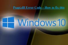 
Psapi.dll Error Code – How to fix this?

DLL errors, associated with psapi.dll, occur during computer or program startup some common Psapi.dll Error Messages you need to fix these to continue work.

1- Restore psapi.dll from the Recycle Bin.
2- Run a virus/malware scan of your entire system.
3- Use System Restore to undo recent system changes
4- Reinstall the program that uses the psapi.dll file.
5- Update the drivers for hardware devices that might be related to psapi.dll.
6- Roll back a driver to a previously installed version if psapi.dll errors began after updating a particular hardware device's driver
7- Run the sfc /scannow System File Checker command to replace a missing or corrupt copy of the psapi.dll file
8- Install any available Windows updates
9- Test your memory and then test your hard drive.
10- Repair your installation of Windows.
11- Perform a clean installation of Windows

#psapi.dllmissing #windows10updatepsapi.dllmissing #psapi.dlldownload #psapidll

https://techiespost.com/fix-psapi-dll-error-code/