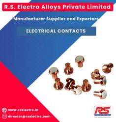 Electrical Sliding Contact Dealers and Exporters, Dealers, Suppliers, Manufactures,Whole Sellers, Exporters and Contractors in Sikkim, Uttarakhand, Punjab, Madhya Pradesh, Andhra Pradesh, Jharkhand, Meghalaya, Arunachal Pradesh, West Bengal, Delhi, Rajasthan, Tripura, Bihar, Karnataka, Jammu & Kashmir, Orissa, Kerala, Haryana, Manipur, Assam, Maharashtra, Uttar Pradesh, Nagaland, Chhattisgarh, Gujarat, Goa, Mizoram, Tamil Nadu, Noida, Uttar Pradesh, Delhi NCR.

Our main product offerings are Electrical contacts, Electrical silver contacts, OEM Brass Electrcial Contacts, Electrical Contact Stamping, Bimetal Electrical Contacts, Brass Electrical Contacts, Power Supply Socket Electrical Contacts, Metal Electrical Contacts, Power Socket Electrical Contacts and more....

For any Enquiry Call Rs Electro Alloys Private Limited at Contact Number : +91 9999973612, Email at : director@rselectro.com, Website : www.rselectro.in