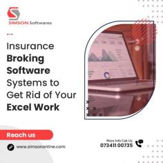 Are you tired of updating the policy on excel? and do you want to get rid of it? Don't worry, Simson Softwares Private Limited has its solution. Keeping your problems in mind, we have developed insurance broking software systems for your insurance broking industry. Earlier the work which was completed in hours, now you can do the same work in few minutes with the help of our insurance softwares. If you want to know in detail about our insurance broker management software, then you can contact us by visiting our website, and you can schedule an online demonstration according to your availability.