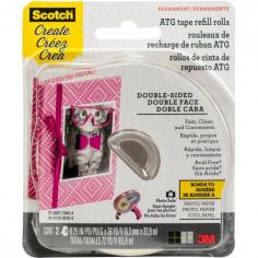 Scotch Advanced Tape Glider Acid-Free Refills - 2 Pack  

3M-Advanced Tape Glider Refill Rolls. This package contains two 1/4in by 36yd rolls of permanent, acid-free tape. Great for scrapbooking, card making, invitations and other paper crafts.    

https://www.12x12cardstock.shop/collections/paper-crafting-adhesive/products/scotch-advanced-tape-glider-acid-free-refills-2-pack