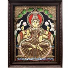 Gajalakshmi Tanjore Painting Wearing a Superfine Saree With 24K Gold

Seated in Padmasana and gracefully clad in a saree with beautiful embroidery and borders – elaborately and precisely embossed with pure gold, Goddess Gajalakshmi is portrayed in a magical way. 

Gajalakshmi Painting: https://www.exoticindiaart.com/product/paintings/gajalakshmi-wearing-superfine-saree-tanjore-painting-traditional-colors-with-24k-gold-teakwood-frame-handmade-paa357/

Tanjore Paintings: https://www.exoticindiaart.com/paintings/tanjore/

Indian Paintings: https://www.exoticindiaart.com/paintings/

#indianart #indianpainting #tanjorepainting #gajalakshmipainting #goddesspainting #homedecor #handmadepainting #goddessgajalakshmi #gajalakshmi #art #paintings #painting #devigajlakshmi #handmade #tanjorepainting #thanjavurpaintings #thanjavur #southindianpainting #southindian

