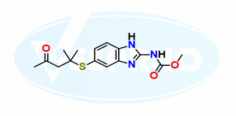 Albendazole EP Impurity H
Catalogue No. - VL960026
CAS No. - N/A
Molecular Formula - C15H19N3O3S
Molecular Weight - 321.39 g/mol
IUPAC Name - methyl (6-((2-methyl-4-oxopentan-2-yl)thio)-1H-benzo[d]imidazol-2-yl)carbamate