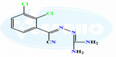 Lamotrigine EP Impurity C
Catalogue No. - VL980006
CAS No. - 84689-20-3
Molecular Formula - C9H7Cl2N5
Molecular Weight - 256.09
IUPAC Name - (2Z)-2-[Cyano(2,3-dichlorophenyl)methylene]hydrazinecarboximidamide
Synonyms - Hydrazinecarboximidamide