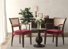 Discover our dining chairs in a variety of styles and colours to suit your dining room furniture..Give your dining area a classy makeover by buying stylish dining chairs online from Gulmohar Lane.