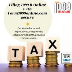 Fastest Way To #E-File1099R  Forms! Form1099online.com makes your 1099 R Forms filing Faster then other websites and easy to pay your tax. Any information call: 316869-0948