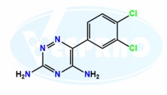 Lamotrigine 6-(3,4-Dichlorophenyl)-1,2,4-triazine-3,5-diamine Impurity
Catalogue No. - VL980017
CAS No. - 36518-85-1
Molecular Formula - C9H7Cl2N5
Molecular Weight - 256.09
IUPAC Name - 6-(3,4-Dichlorophenyl)-1,2,4-triazine-3,5-diamine