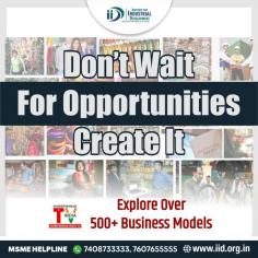 Every experience is an opportunity for us to learn and grow, so don't wait for the opportunity to come. Work, apply and its experience will surely give you the best you deserve. Explore Over 500+ business models.

For more details, visit- http://iid.org.in/project-report
siness #Entrepreneurs #Startups #BusinessMotivation #BusinessIdea
#Bu