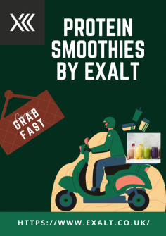 Need more protein in your diet? Exalt is here to offer you the protein smoothies in UK that helps boost energy. If you are deficient in proteins, you may go with this blend as it fulfills all the requirements that your body desires. To know more, please visit our website!
