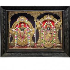 Large Lord Venkateswara (Balaji) With Goddess Lakshmi Tanjore Painting - 24K Gold

The Tanjore painting that you see on this page exquisitely portrays Lord Venkateshvara along with His eternal consort Goddess Lakshmi.

Lord Venkateshwara: https://www.exoticindiaart.com/product/paintings/lord-venkateswara-as-balaji-at-tirupati-with-goddess-lakshmi-tanjore-painting-traditional-colors-with-24k-gold-teakwood-frame-gold-wood-handmade-made-in-india-paa149/

Tanjore painting: https://www.exoticindiaart.com/paintings/tanjore/

Indian Paintings: https://www.exoticindiaart.com/paintings/

#tanjorepaintings #lordvenkateshwara #lordbalaji #thanjavurpaitnings #indianart #indianpaintings #homedecor #handmadepaintings #paintings #goddesslakshmi #lakshmipainting #art #handmade #woodenframe #balaji #southindian #handmade
