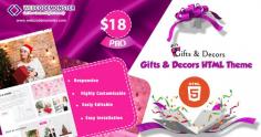 Gift Store HTML Templates, Gift Shop HTML Theme

An attractive Gift Shop HTML Theme website displays your products visually. It will increase customers in the online store and enrich your online sales growth. 
https://www.webcodemonster.com/themes/html/gifts/gifts-decors-html-pro.html