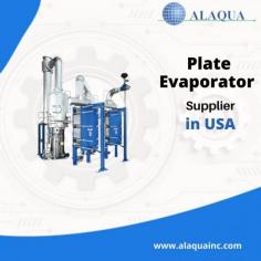 Alaqua Inc supplies the processing equipment, meaning the equipment that is used by refining and processing industries such as evaporator systems, evaporator technologies, solvent recovery systems, heat exchangers, distillation equipment, spray dryer, and crystallizers made in the USA. 