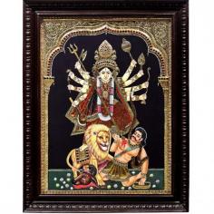 Mahishasura-Mardini Ten-armed Durga Tanjore Painting With 24K Gold

In this brilliant painting, the slayer of demon Mahishasura, Goddess Durga is depicted in her most powerful and furious form. Mahishasura was a buffalo demon who raged wars against the demigods.

Goddess Durga: https://www.exoticindiaart.com/product/paintings/mahishasura-mardini-ten-armed-durga-tanjore-painting-traditional-colors-with-24k-gold-teakwood-frame-gold-wood-handmade-made-in-india-paa086/

Tanjore Painting: https://www.exoticindiaart.com/paintings/tanjore/

Indian Paintings: https://www.exoticindiaart.com/paintings/

Indian Art: https://www.exoticindiaart.com/

#indianart #indianpaintings #paitnings #goddesspainting #goddessdurga #durgapainting #homedecor #tanjorepaiting #thanjavurpaitning #handmadepainting #durgatanjorepainting #art #mahishasuramardini #handmade #southindian #hindugoddess #matadurga #tenarmeddurga
