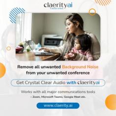 This software is 100% effective and enhances the voice quality of virtual conference calls. claerityai offers a free trial for 30 days, so you can install the software on your device and try it.  Noise-canceling AI technology helps to eliminate the background noise in the conference and virtual calls that make the call more productive.

