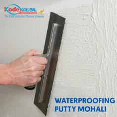 Kodex provide waterproofing products that include waterproofing putty. There are several uses of Kodex waterproofing putty mohali. It increases the lifespan of any exterior, interior and exposed surface of residential and commercial buildings. It fills gaps and cracks present in cemented walls and ceiling. This waterproofing product manufactured by Kodex  is highly reliable, long lasting and water resistant. It is easy to apply and not proved allergic to anybody. Thus Kodex waterproofing products are first choice of any user in Mohali and Chandigarh.