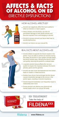 Affects & Facts of Alcohol On ED

ED treating like Fildena XXX can help in relieving this impotence condition in minutes. This solution is composed in conventional tablet form for oral intake. The medicine is mainly prescribed for men who are suffering from moderate to severe impotence issues.

Store Link:
https://fildena.co/fildena-products/fildena-xxx

Click Here To Buy
https://thefildenastore.in/fildena-xxx
