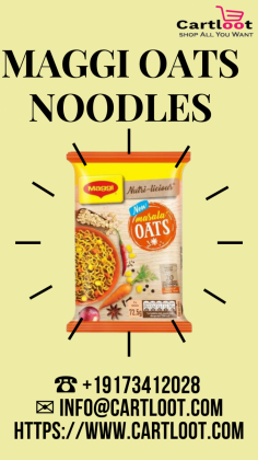 Now it’s healthier – Maggi Oats  Maggi nutritious Masala Oats Noodles is a blend of oat noodles with spice flavor (containing 20 flavors and spices). It is nutritious and contains oats, flavors and spices which are ready sources of fiber and iron. 