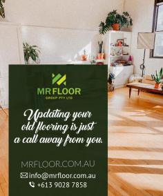 You have the highest quality engineered timber flooring Melbourne designed 

Even if floor updating seems to be a long process, it is worth your money and time. As a leader, we at MRFLOOR offer you the highest quality engineered timber flooring Melbourne designed to enhance the beauty of your space. Simply book a mobile showroom and rest easy knowing you will have a chance to enjoy the full service of this store at the convenience of your own home. Timber flooring Melbourne is one of the most popular choices. We are sure you’ll be wowed at the newest and durable designs, brilliant finishes as well as colours, patterns and styles of available flooring types. Contact us and we will discuss each detail with you. 