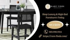 Buy Furniture for Your Home Today!


https://rare-finds.com/highlands-ranch-furniture-store - Begin your best furnishing experience with our one-stop-shop only at Rare Finds Warehouse! We offer modern furniture and home decor featuring inspiring designs and colors. Create a stylish space with home accessories from us. We offers the world's largest selection of authentic modern furniture, lighting, and accessories from designers past and present. For more information, call us today @ 303.990.9311!

