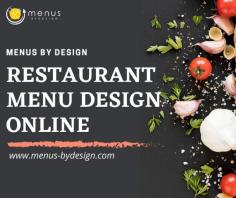 For creating a Restaurant Menu Design Online, reach out to Menus By Design which specializes in creating the restaurant designs. It can also mean digital menus designs and the feasibility in ordering a menu design creation online. The company also provides many subscription offers and utilizes extra add Ons with savings. You are then well on the go. A beautifully created design by a professional will improve your sales, make the branding easy, create beautiful imagery, and build your reputation.