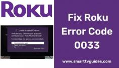 Roku is a popular streaming device and there are users who have been facing many errors. In this guide, we are going to be discussing the Roku Error Code 0033. We will figure out the causes of this error and how you will be able to resolve it. Check out the website Smart Tv Guides to know more.
