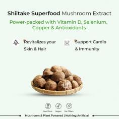 Experience the exceptional nutritional power of Shiitake Super Mushroom. Power-packed with special bio compounds to rejuvenate your skin, hair, and overall health. Shop Now: https://www.rootedactives.com/product/shiitake-mushroom-extract-capsules/