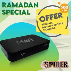 Explore the best Ramadan special offers in Dubai, Abu Dhabi, and all of UAE with Security Store today, Get Spider Receiver MAG H.265 Linux FHD With All Indian & Sports Channels and make Ramadan 2022 the best to date. You can easily buy security solutions online at website https://securitystore.ae/product/ramadan-special-offer-spider-receiver-mag-h-265-linux-fhd-with-all-indian-sports-channels/ or call us on +971 55 22 66 234.